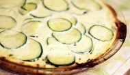 (25) Zucchini and Ricotta Tart with Potato Crust